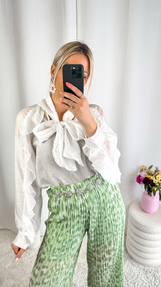 Blouse Maya (blanche) 🇮🇹