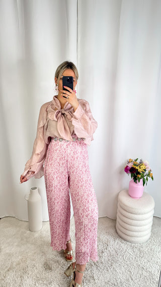 Blouse Maya (rose poudré) 🇮🇹