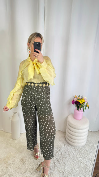 Blouse Maya (jaune) 🇮🇹