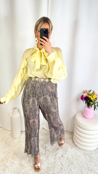 Blouse Maya (jaune) 🇮🇹