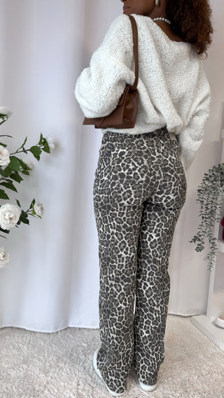 Pantalon léopard