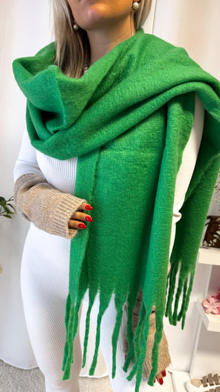 Écharpe verte