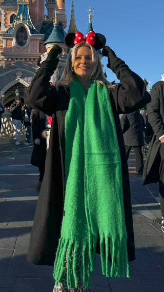 Écharpe verte
