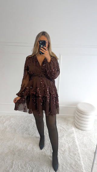 Robe Gossip Girl (marron)