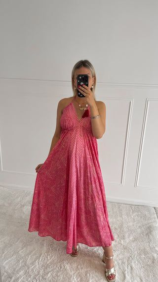 Robe Bohème (rose) 🇮🇳