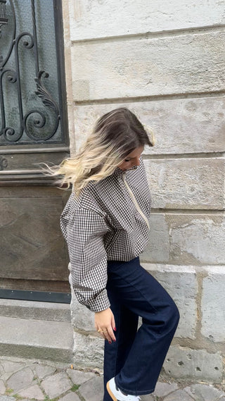 Veste COLETTE (noir/bleu)