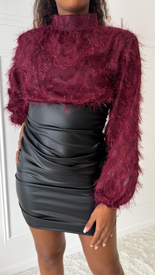 Robe Black Swan (bordeaux)🇮🇹