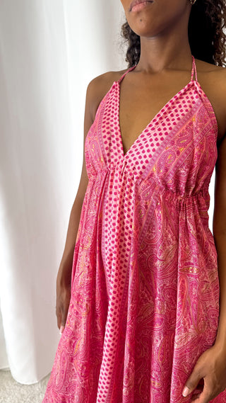 Robe Bohème (rose) 🇮🇳