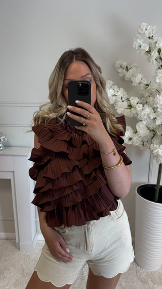 Top Baby Pearl (marron)