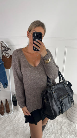 Pull Ambre (taupe) 🇮🇹
