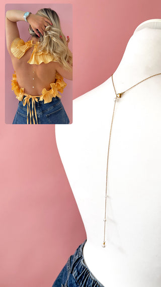 Collier Précieuse ( dos nu )