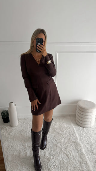 Bottes Nashville (bordeaux/ marron chocolat)
