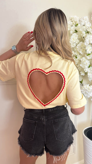 Top Love Dream (jaune poudré)
