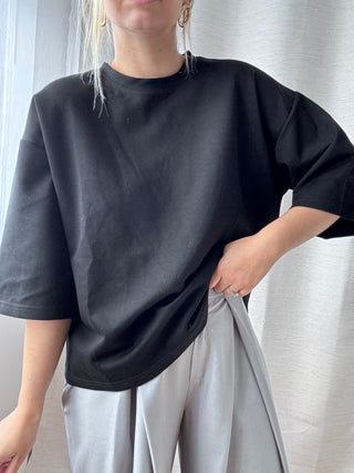 T-shirt COEUR PRÉCIEUX (noir)