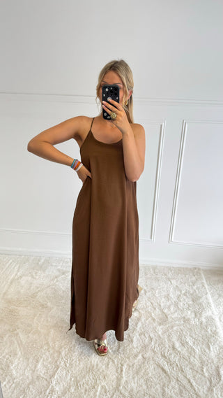 Robe Nelly (marron) 🇮🇹