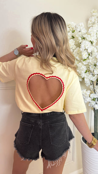 Top Love Dream (jaune poudré)