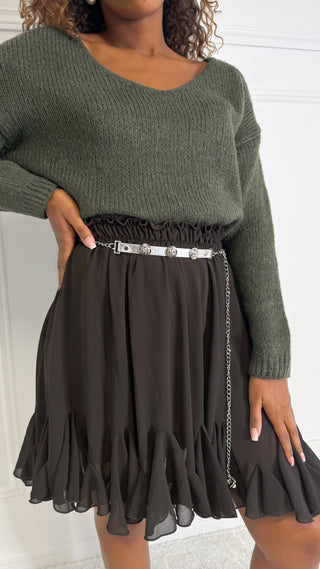 Jupe Lolita (marron chocolat) 🇮🇹