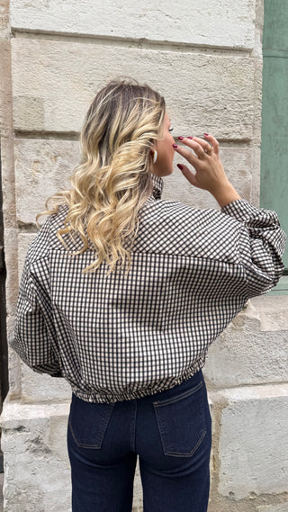 Veste COLETTE (noir/bleu)