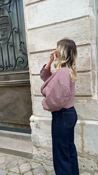 Veste COLETTE (bordeaux)