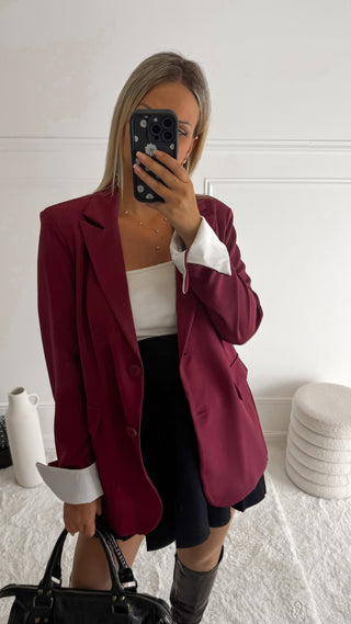 Blazer Louane (bordeaux) 🇮🇹