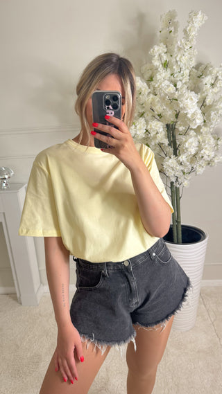 Top Love Dream (jaune poudré)