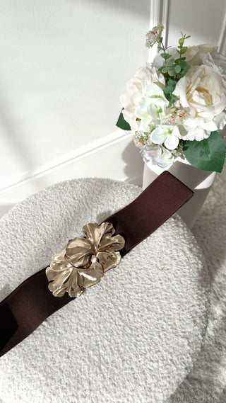 Ceinture marron chocolat
