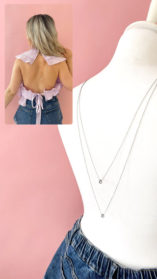 Collier Évidence ( dos nu )