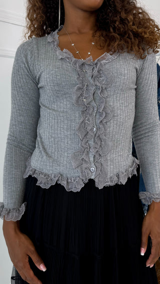Top Flora (gris)