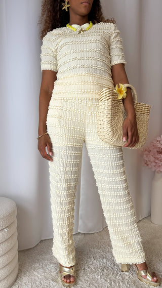 Ensemble Vabrina (jaune pastel)