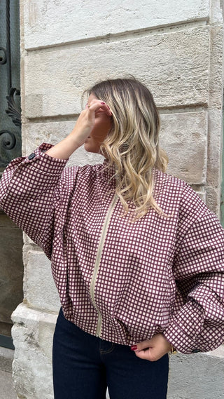 Veste COLETTE (bordeaux)