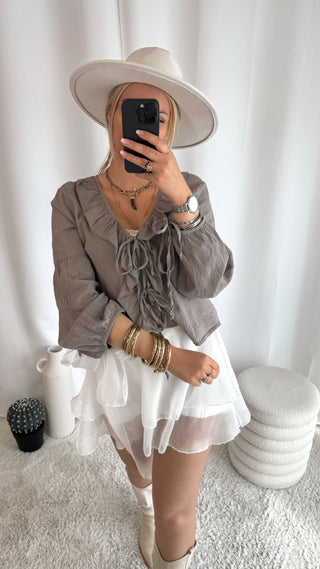 Blouse Lola (taupe) 🇮🇹