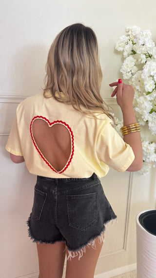 Top Love Dream (jaune poudré)