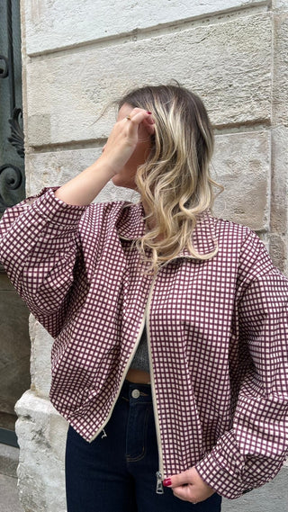 Veste COLETTE (bordeaux)