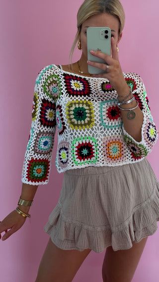 Top en crochet