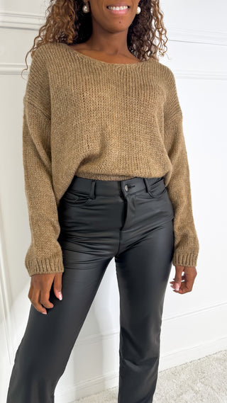 Pantalon Zoé (similicuir)