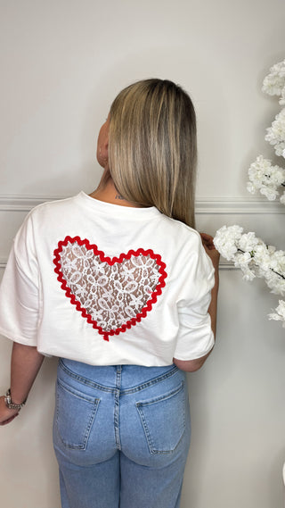 Top Love Dentelle (blanc)