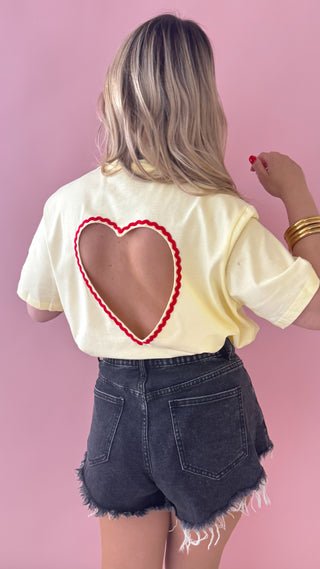 Top Love Dream (jaune poudré)