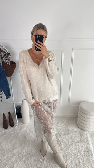 Pull Ambre (écru) 🇮🇹