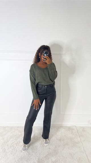 Pantalon Zoé (similicuir)