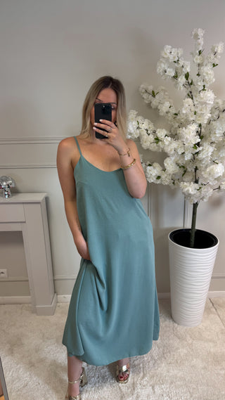Robe Nina (vert d’eau)🇮🇹