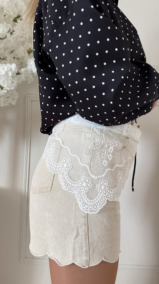 Foulard blanc