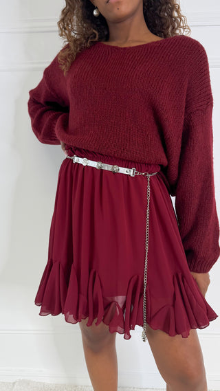 Jupe Lolita (bordeaux) 🇮🇹