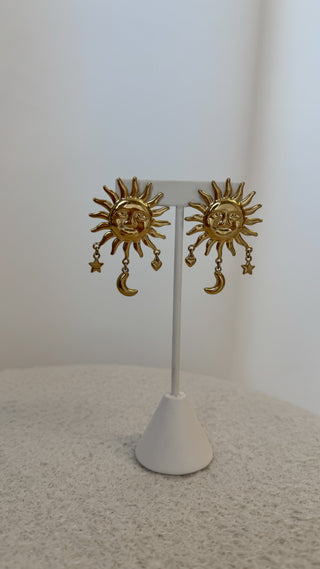 Boucles d’oreilles Sun