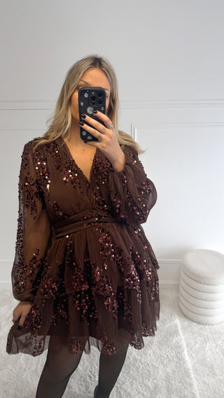 Robe Gossip Girl (marron)