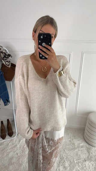 Pull Ambre (écru) 🇮🇹