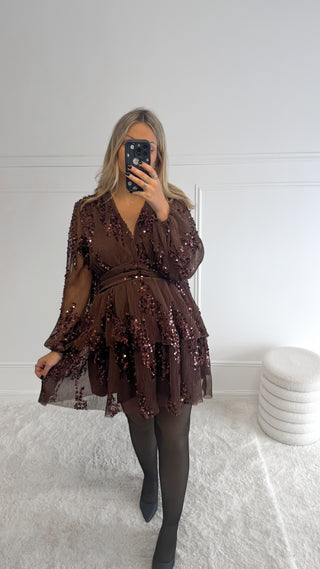 Robe Gossip Girl (marron)