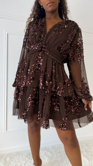 Robe Gossip Girl (marron)