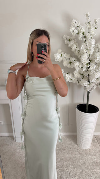 Robe Marguerite (vert d’eau)