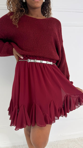 Jupe Lolita (bordeaux) 🇮🇹