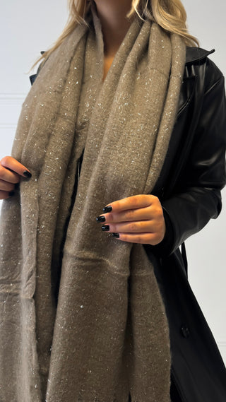 Écharpe étoile filante (taupe)